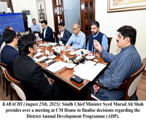 Sindh CM reviews District ADP 2025-26, approves Rs55 bn allocation
