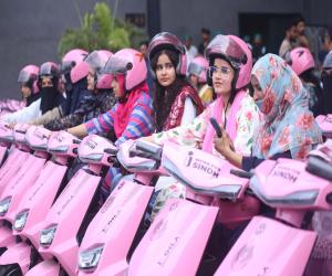 Pink Scooties Power Up Women's Independence in Sindh