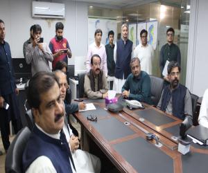 ADVISOR ESSARANI VISITS PDMA HQ, REVIEWS FLOOD PREPAREDNESS MECHANISM AND DISASTER MANAGEMENT INITIATIVES