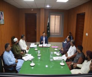   Sukkur (H.O) Commissioner Sukkur Division, Abid Saleem Qureshi, presided over a meeting at his office with officers from the Sindh Small Industries Corporation,