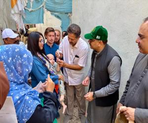 VISIT OF SPECIAL ASSISTANT TO THE CHIEF MINISTER SINDH (HUMAN RIGHTS) TO DISTRICT Malir IN CONNECTION WITH POLIO ERADICATION CAMPAIGN