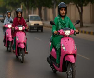 “Sindh Govt Empowers Women: 300 Pink Electric Scooters Distributed on International Women’s Day”