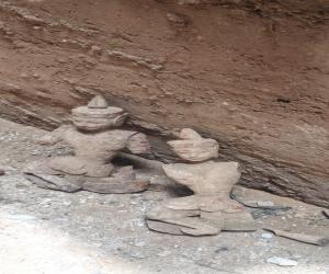 Two Statues Unearthed During Renovation Work at Karachi's Lea Market