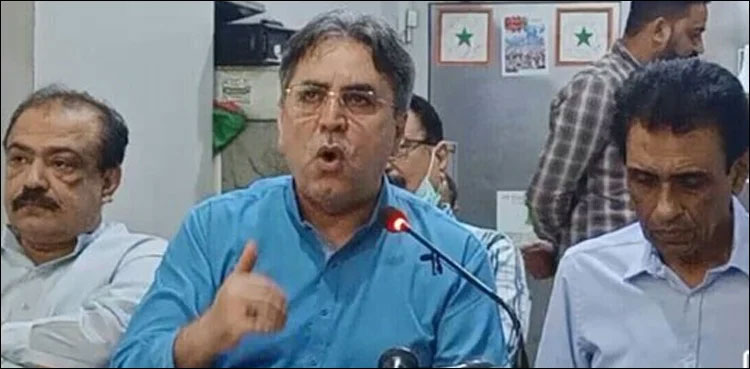 ایم کیو ایم  نے نئے   بلدیاتی ترمیمی بل کے خلاف کراچی میں احتجاج کیا