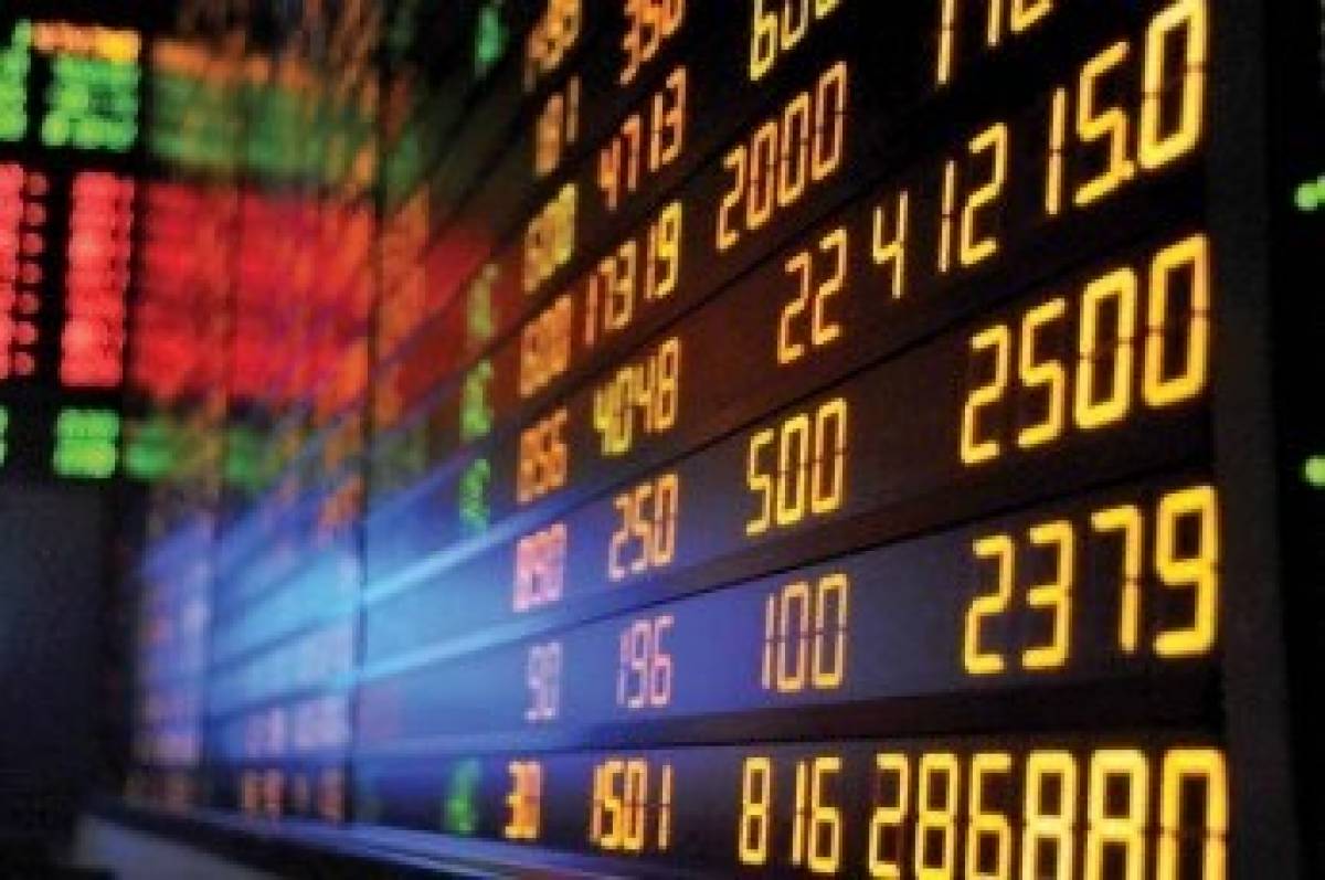 اسٹاک مارکیٹ کے ہینڈریڈ انڈیکس میں سینتالیس پوائنٹس کا اضافہ۔