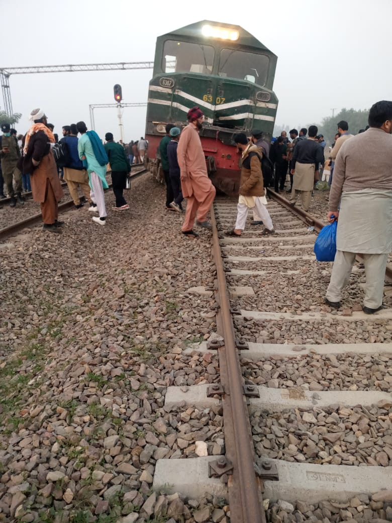 ٹرین حادثےکا شکار