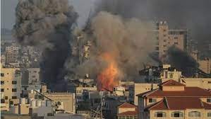لندن  میں فلسطینیوں سے یکجہتی کیلئے مظاہرے