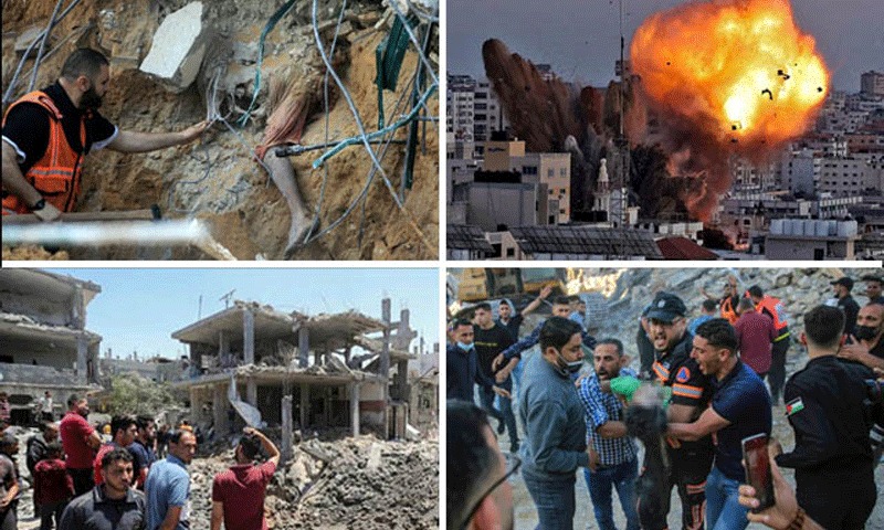 غزہ میں اسرائیلی جارحیت کو 200 روز مکمل ،شہداکی تعداد34ہزار 183ہوگئی عرب میڈیا