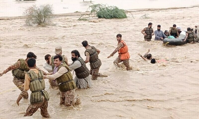 بونیر میں سیلاب متاثرین کیلئے امدادی کارروائیاں جاری