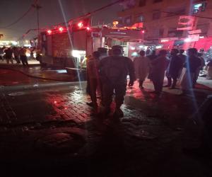 کراچی کےعلاقے نارتھ ناظم آباد میں حیدری مارکیٹ کےقریب بندفلیٹ میں آگ لگ گئی