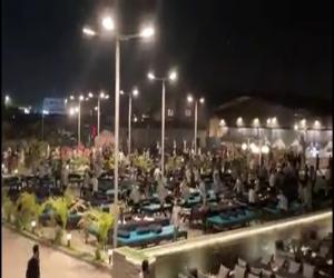 کراچی ڈالمیا روڈ پر ملازمین اور سیکیورٹی اسٹاف میں جھگڑے کے دوران ریسٹورینٹ میدان جنگ بن گیا