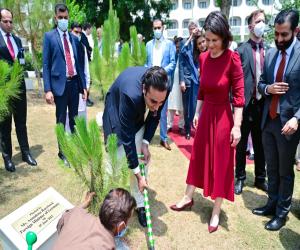 اسلام آباد میں  وزیرخارجہ بلاول بھٹو زرداری کی دعوت پر جرمنی کی وزیرخارجہ انالینا بیئربوک کی پاکستان آمد