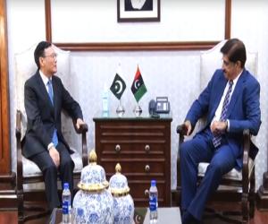  وزیراعلیٰ سندھ سید مراد علی شاہ سے چین کے قونصل جنرل مسٹرلی بجیان نے ملاقات کی