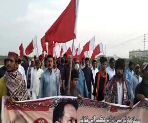 سندھ یونائیٹڈ پارٹی کا پیدل مارچ ٹھٹھہ میں داخل ہوگیا 