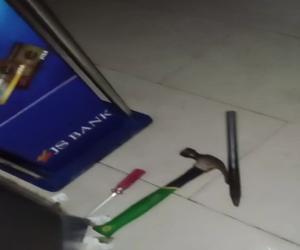 کراچی کورنگی انڈسٹریل ایریا میں نجی بینک کی اے ٹی ایم  سے لوٹ مار کی کوشش ناکام۔