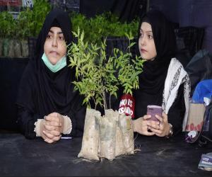 ایک درخت حسین کے نام سے سجنے والی اس سبیل پر آنے والوں کو مفت پودا فراہم کیا جاتا ہے۔ 