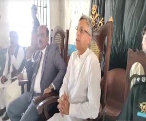 نگراں وزیر قانون،انسانی حقوق عمر سومرو کا سکھر سینٹرل جیل کا دورہ کیا 