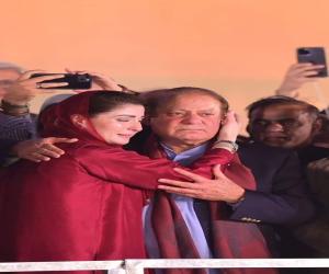 لاہور،  نوازشریف سے شہبازشریف ، حمزہ شہباز اور فیملی ممبران  کی  ملاقات