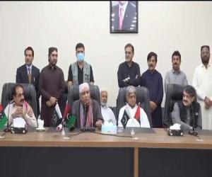 نواب شاہ، سابق صدر آصف زرداری سے  پیپلز پارٹی کے  کارکنان  کی  ملاقات