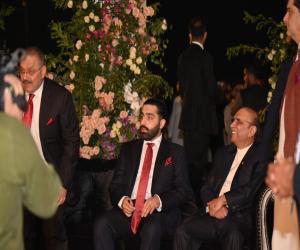 کراچی میں پیپلز پارٹی کے رہنما شرجیل انعام میمن کے صاحبزادے راول شرجیل میمن کی شادی کی تقریب