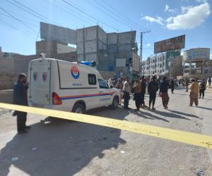 کوئٹہ میں اکرم اسپتال کے قریب دھماکا،5افرادزخمی