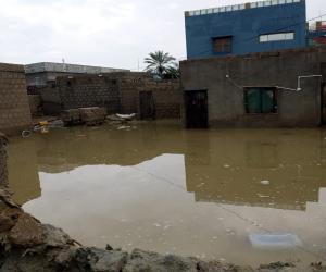 بلوچستان کے علاقے گوادر میں بارشوں سے تباہی 