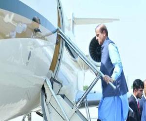 وزیراعظم شہباز شریف علامہ اقبال انٹرنیشنل ایئر پورٹ سے سعودی عرب روانہ