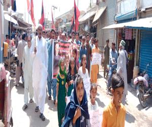  بٹھورو  پریا کماری کی آزادی کے لئے اور سندھ میں قائم ڈاکو راج کے خلاف  احتجاج