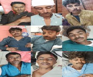  شاہ نورانی پر جانے والے زائرین کے افسوسناک حادثے میں جانبحق ہونے والی کی لاشیں گاؤں قاسم جوکھیو لائی گئی 