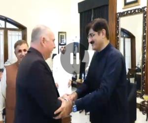  وزیراعلیٰ سندھ مرادعلی شاہ نے مختلف ممالک کے قونصل جنرلزکےاعزازمیں عیدملین پارٹی کی میزبانی کی ۔۔۔ غیر مسلم ممالک کے سفارتکاروں نے عید