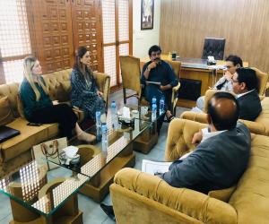 وزیر تعلیم سندھ سید سردار علی شاہ سے نیشنل کمیشن آن رائٹس آف چلڈرین کے وفد کی ملاقات