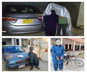   کراچی میں کاروں اور موٹرسائیکلوں کی چوری میں ملوث چار ملزموں کو گرفتار کرلیا گیا