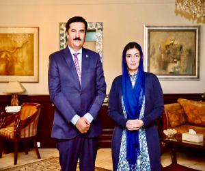  گورنر خیبرپختونخوا فیصل کریم کنڈی کی رکن قومی اسمبلی اور پولیو کے خاتمے کی سفیر آصفہ بھٹو زرداری سے ملاقات