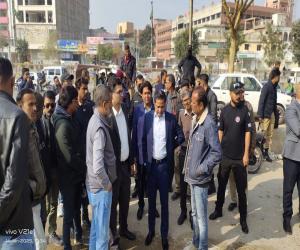  کمشنر کراچی سید حسن نقوی کا ضلع وسطی کے مختلف علاقوں کا دورہ