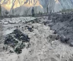 شگر میں سیلابی ریلوں کی تباہی