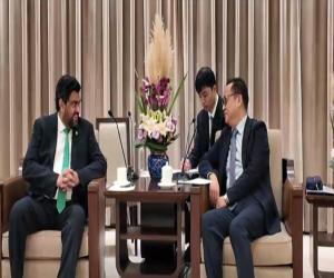 گورنر سندھ کامران ٹیسوری کی شنگھائی میونسپل گورنمنٹ کےحکام سے ملاقات