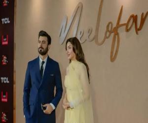 کراچی کے تاریخی فریئر ہال میں فلم نیلوفر کی  کاسٹ  جمع ہوئی