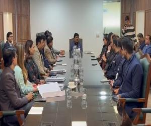 کراچی وزیر تعلیم سندھ سید سردار علی شاہ سے ینگ پارلیمنٹیرین فورم کے وفود کی ملاقات، منشیات کے خلاف آگاہی اور نوجوانوں کی ذہنی صحت پر تفصیلی گفتگو۔